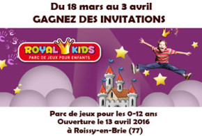 Invitations pour le parc d'attractions "Royal Kids"