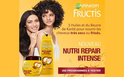 routines capillaires Fructis Nutri Repair Intense