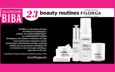 4 produits de soins Filorga