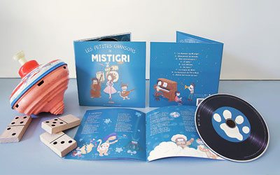 Albums CD jeunesse "Les Petites Chansons de Mistigri"