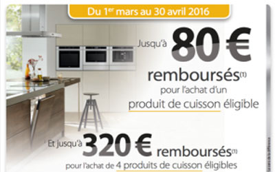 Appareil de cuisson Whirlpool remboursé