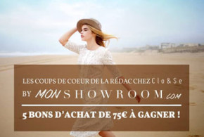 Bons d'achat Monshowroom de 75 euros