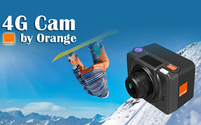 Caméra 4G Cam orange