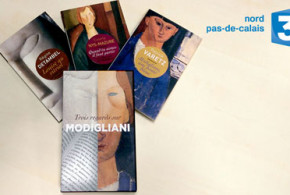 Coffret de livres sur Modigliani