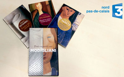 Coffret de livres sur Modigliani