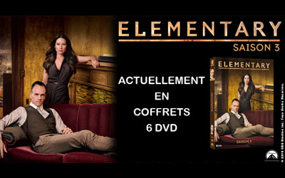 DVD de la série "Elementary - saison 3"