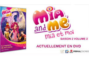 DVD du dessin-animé "Mia & Me : La Couronne du Roi Licorne"