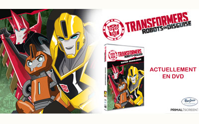 DVD du dessin-animé "Transformers Robots In Disguise : Super Bumblebee"