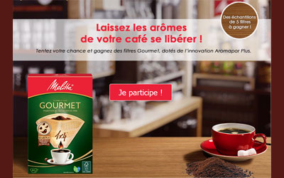 Echantillon gratuit, Filtre à café Melitta