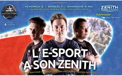 Invitations pour l'événement "Eswc - Call of Duty"