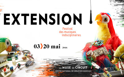 Invitations pour le Festival "Extension"