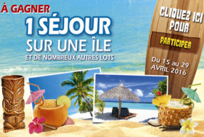 Gagnez un séjour pour 2 sur une île