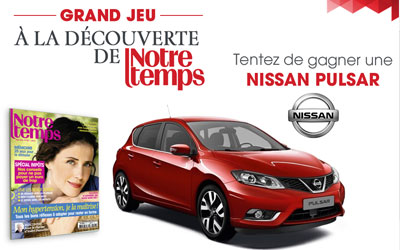 Gagnez une voiture Nissan "Pulsar"