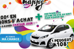 Gagnez une voiture modèle Peugeot 108