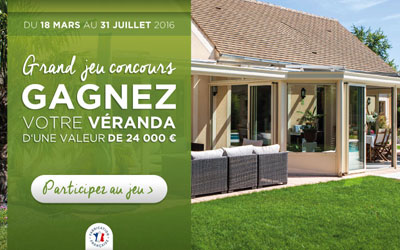 Gagnez votre véranda de 24000 euros