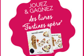 Livres de recettes "Tartines apéro"