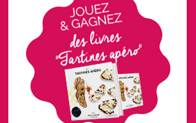 Livres de recettes "Tartines apéro"