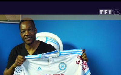 Maillot du footballeur Steve Mandanda