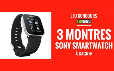 Montres connectées Sony Smartwatch