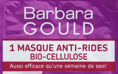 Produits de soins "Masque anti-rides" Barbara Gould