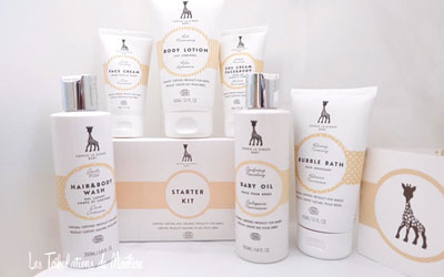 Produits de soins pour bébé "Sophie la Girafe Baby"