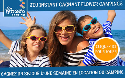 Séjour pour 4 en camping "Flower Campings"