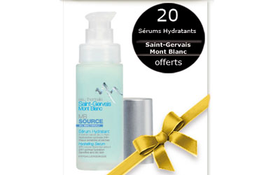 Produits de soins "Sérum hydratant Saint-Gervais Mont Blanc"