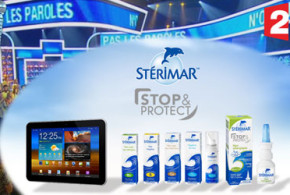 Tablette et pack de produits Stérimar