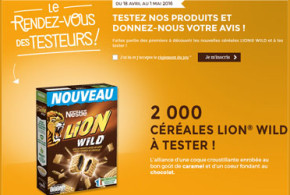 Test de produit, Céréales Lion Wild