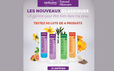 Test de produit, Crèmes Nelsons Natural Skinscare