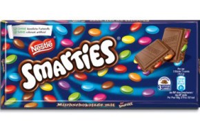 Test de produit, Tablettes de chocolat Smarties