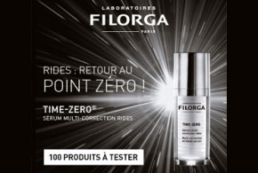 Test de produit, Time-Zéro de Laboratoires Filorga