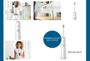 Test de produit, brosse à dents Sonicare Philips