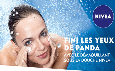 Test de produit, démaquillant sous la douche Nivea