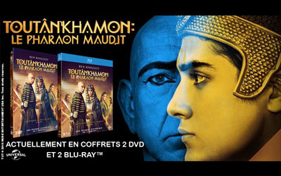 Blu-Ray de la mini-série "Toutânkhamon : Le Pharaon Maudit"