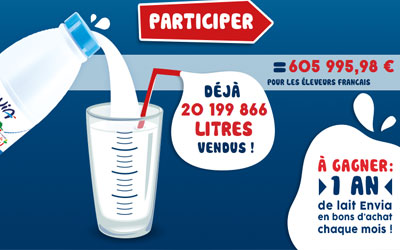 Un an de lait à gagner