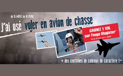 Vol en avion de chasse