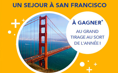 Voyage pour 2 à San Francisco aux Etats-Unis