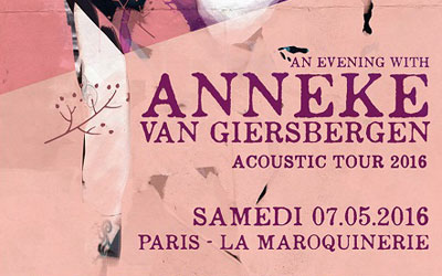 Invitations pour le concert d'Anneke Van Giersbergen