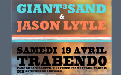 Invitations pour le concert de Giant Sand