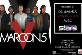 Invitations pour le concert de Maroon 5
