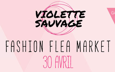 Invitations coupe file pour le "Fashion Flea Market"