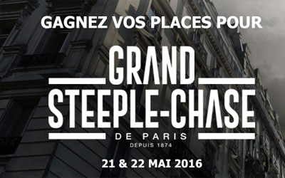 Invitations pour la course hippique "Grand Steeple Chase 2016"