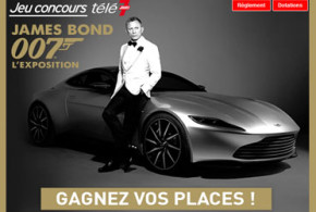 Invitations pour l'exposition "007 James Bond"