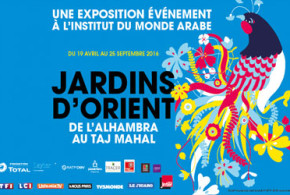 Invitations pour l'exposition "Jardins d'Orient" à Paris