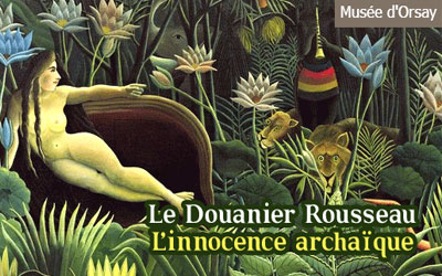 Invitations pour l'exposition "Le Douanier Rousseau L'innocence Archaïque"