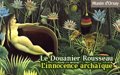Invitations pour l'exposition "Le Douanier Rousseau L'innocence Archaïque"