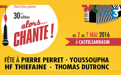 Invitations pour le festival "Alors on chante"