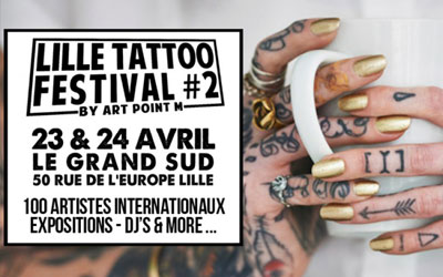 Invitations pour le festival "Lille Tattoo Festival"