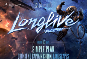 Invitation pour le festival "Longlive Rockfest"